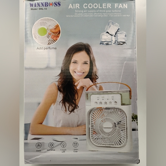 WINNBOSS Other - Portable Air Conditione/Humidifier with Leather Handle 7 LED colors, And A Timer